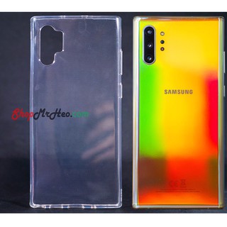 Ốp Lưng Dành Cho Samsung Galaxy Note 10 Plus/ Note 10+ Silicon Dẻo Mỏng 0.5mm Trong Suốt