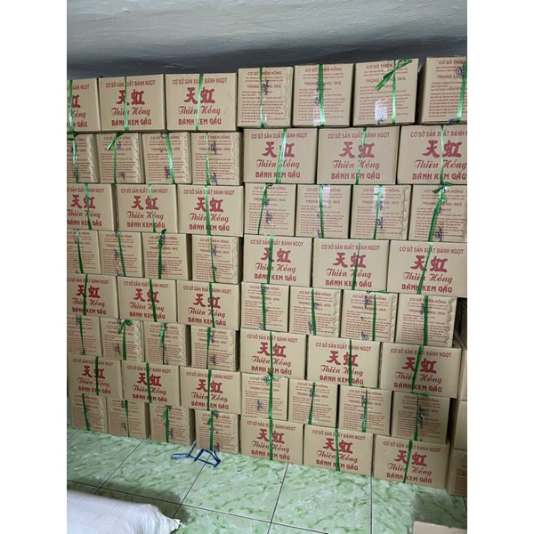bánh gấu thiền hồng thùng 5 ký