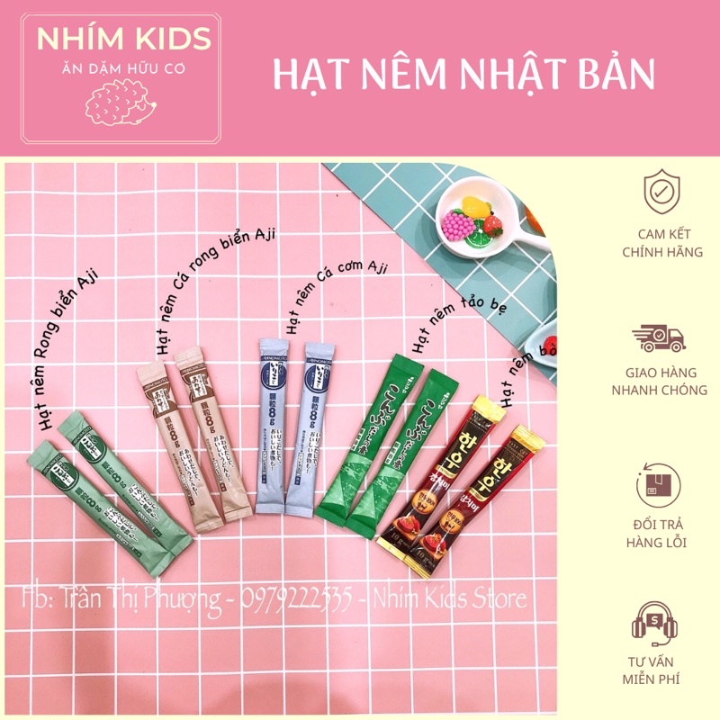 Lẻ 1 gói hạt nêm nội địa Nhật Bản