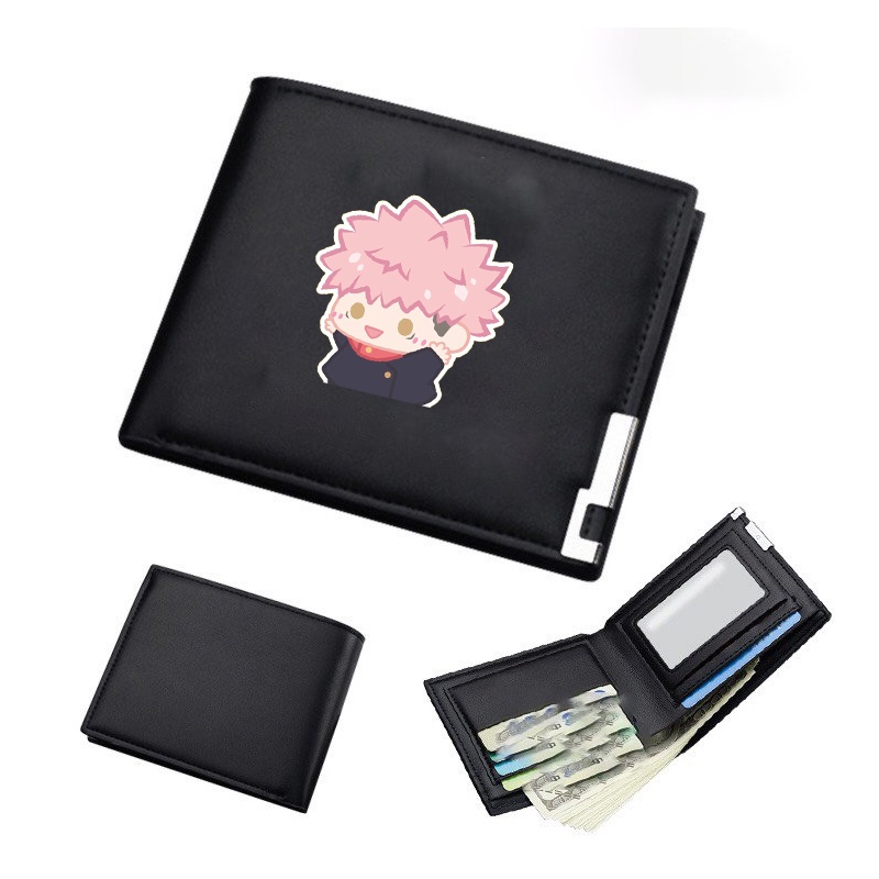 Ví da cầm tay nam nữ IN HÌNH JUJUTSU KAISEN VER TẬP THỂ DỤC anime chibi xinh xắn thời trang