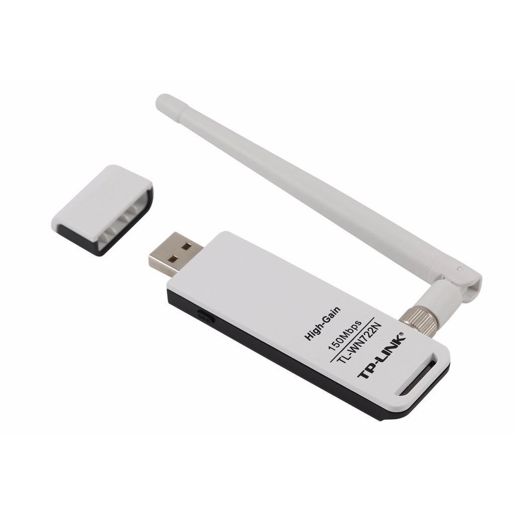 Thiết bị thu sóng wifi Tplink - USB Wifi TPlink WN722N - Ănten rời - Chuẩn N 150Mbps