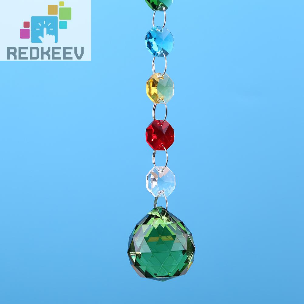 Vòng Bắt Giấc Mơ Pha Lê Cầu Vồng Treo Trang Trí