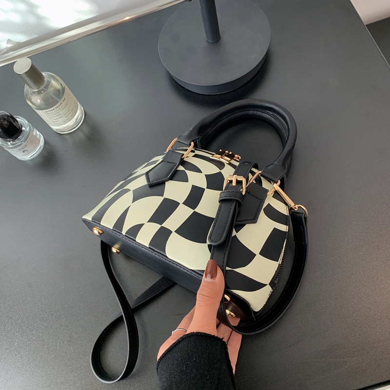 IELGY Túi Đeo Vai/Đeo Chéo Màu Sắc Tương Phản Chất Lượng Cao Thời Trang Cho Nữ