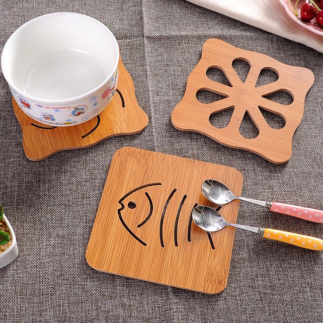 Miếng Lót Ly, Lót Cốc Chén, Lót Bàn Ăn Chống Nhiệt Tiện Lợi Thẩm Mỹ Nhà Bếp, Lót Ly Cafe