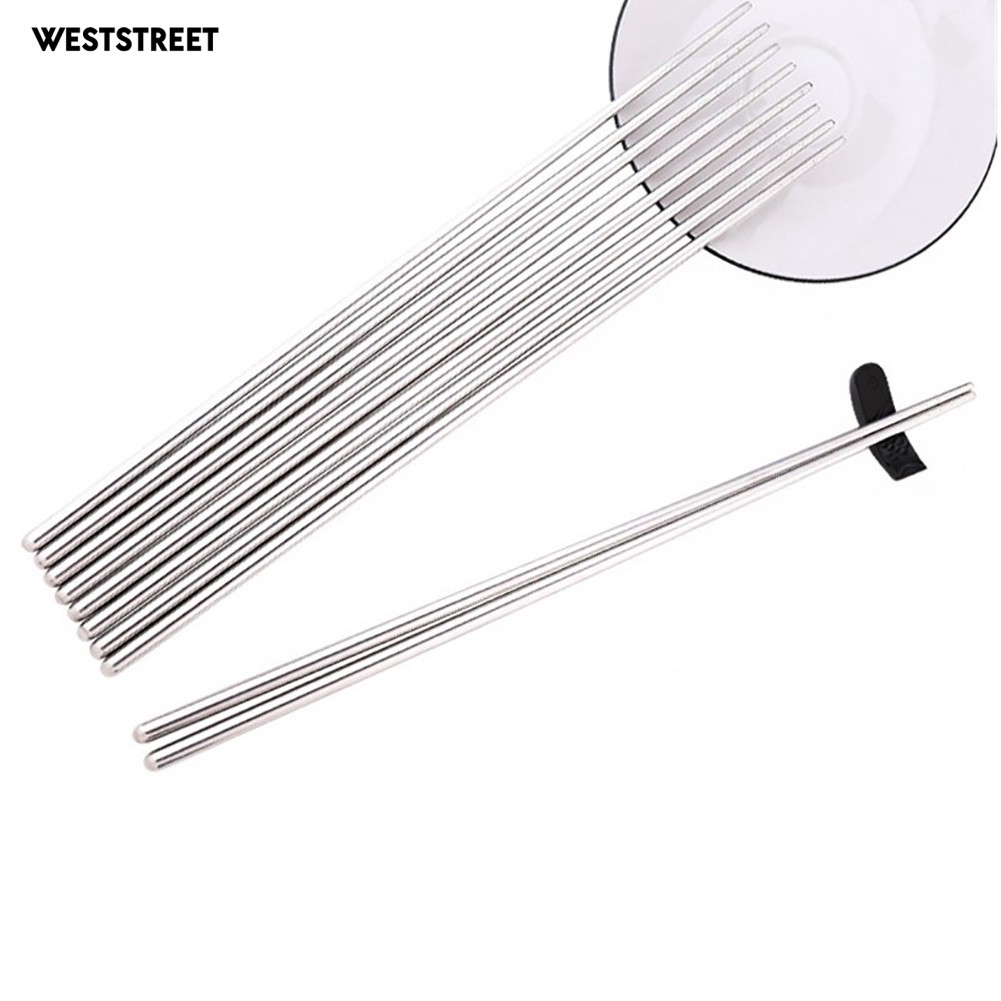 Đũa Dài Chống Trượt Bằng Thép Không Gỉ 14inch