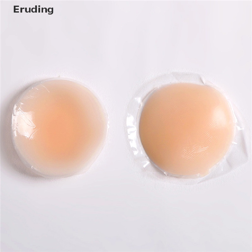 Cặp miếng dán ngực silicone tự dính thiết kế hình tròn/ bông hoa/ trái tim quyến rũ dành cho nữ