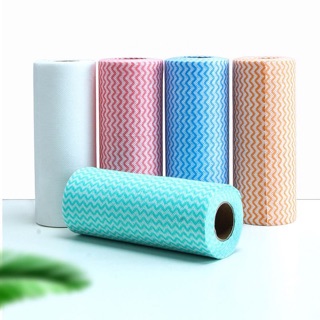 Cuộn giấy lau đa năng bằng khăn lau bếp vải không dệt, cuộn giấy vải lau đa năng tiện