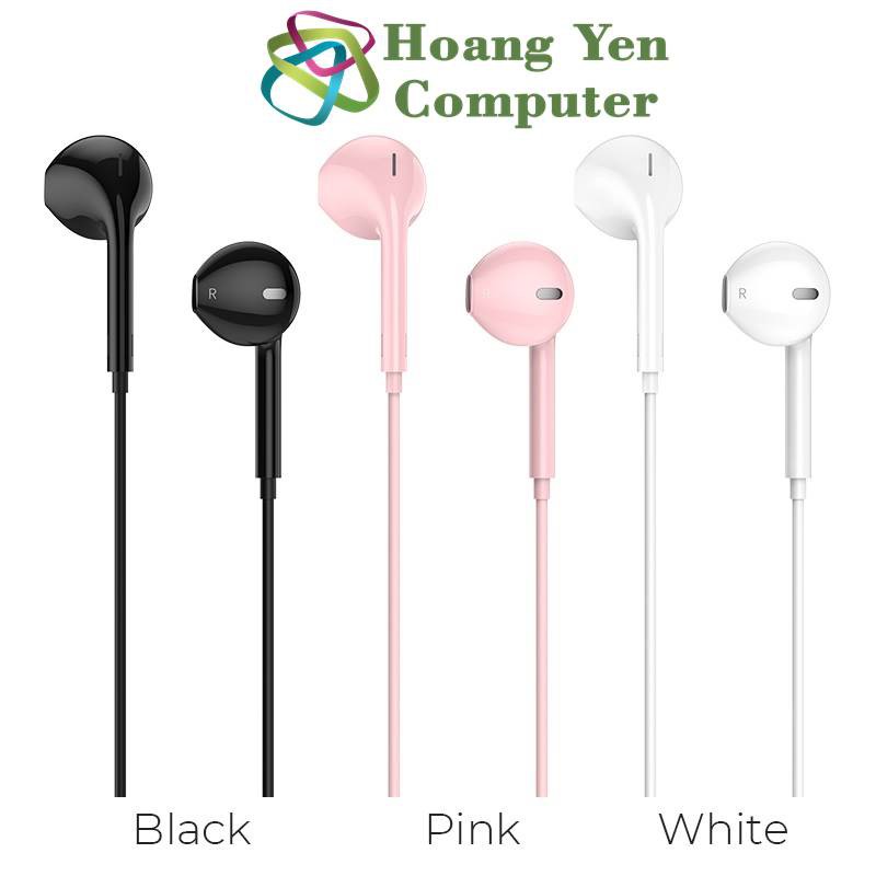 Tai Nghe Nhét Tai Hoco M55 Chính Hãng Có Micro Đàm Thoại - Bảo Hành 3 Tháng 1 đổi 1 - Hoàng Yến Computer