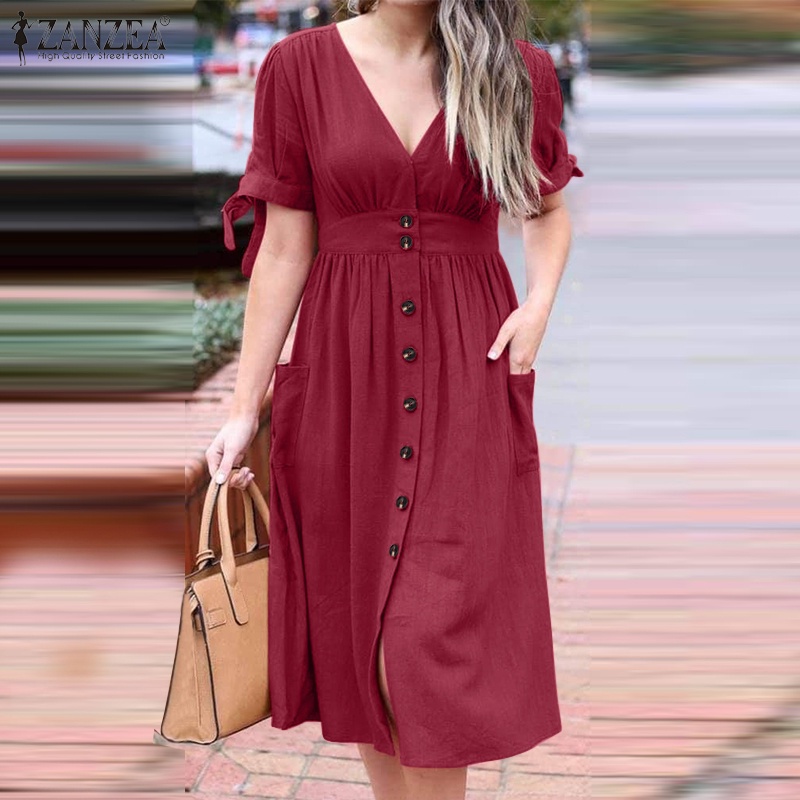 Zanzea Thắt Lưng Nữ Màu Trơn Phong Cách Châu Âu