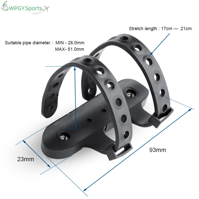 Giá Đỡ Bình Nước Bằng Silicone Tùy Chỉnh Tiện Dụng Cho Xe Đạp