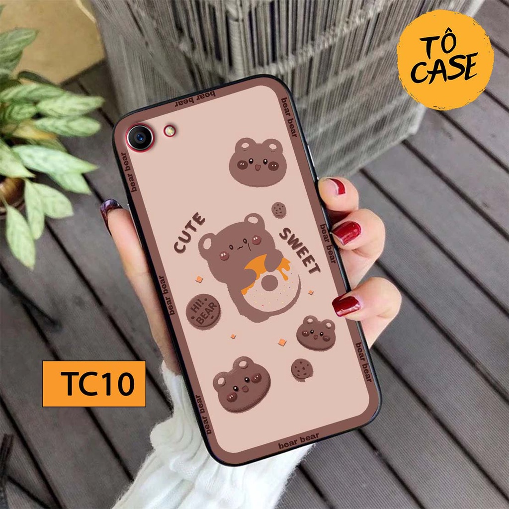 Ốp lưng Oppo A39 / Oppo A57 / Oppo A71 / Oppo A83 in hình những chú Gấu đáng yêu, cá tính, chất liệu in UV cao cấp