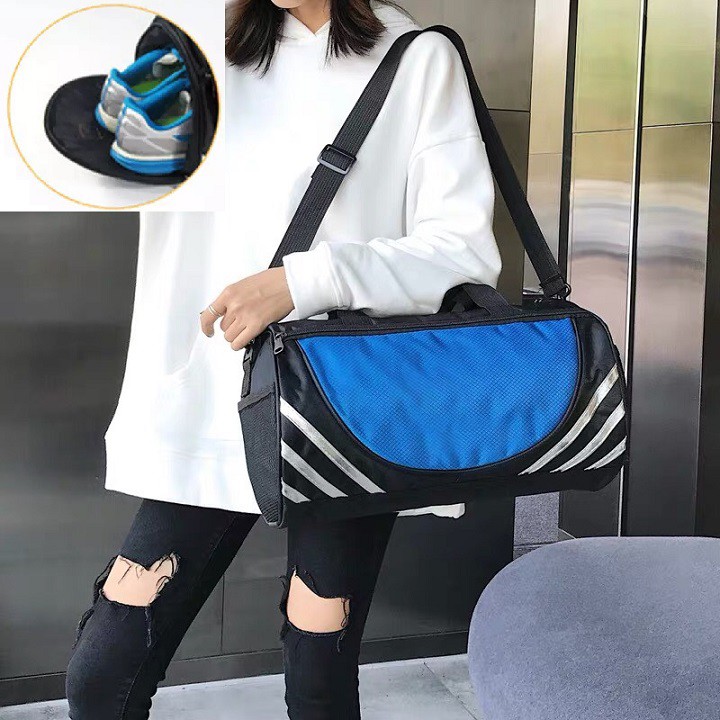 Túi đựng đồ đi du lịch, đi bơi, đi biển, tập yoga, chống nước shopsuhao247 có ngăn đựng giày màu xanh nước biển