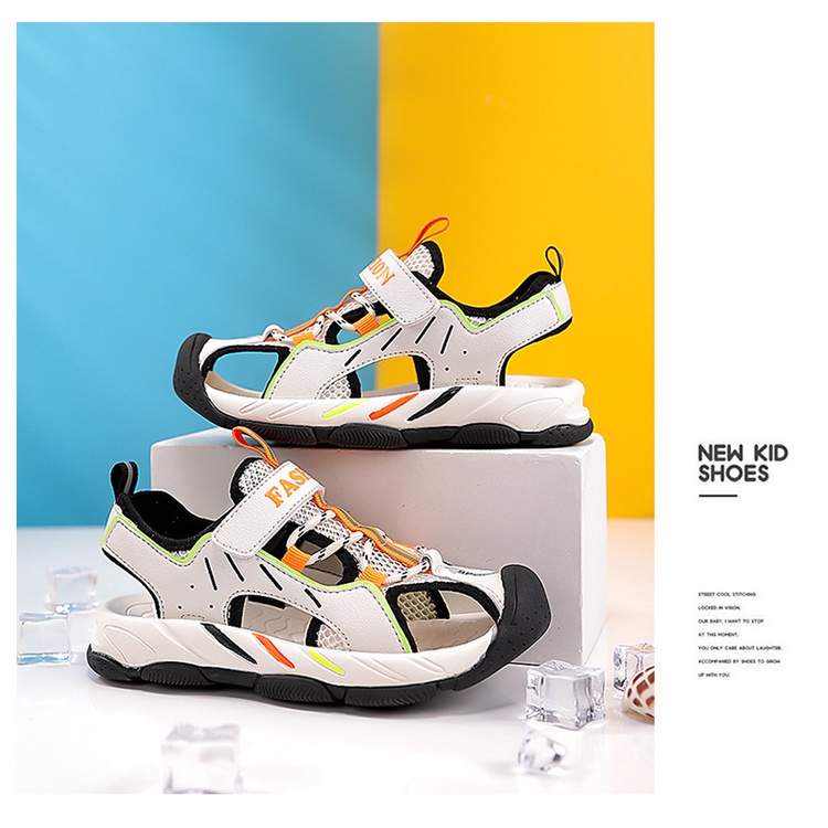 Sandal bít mũi FASHION cho bé trai, mẫu mới 2022 - Hàng Quảng Châu Cao Cấp (161)
