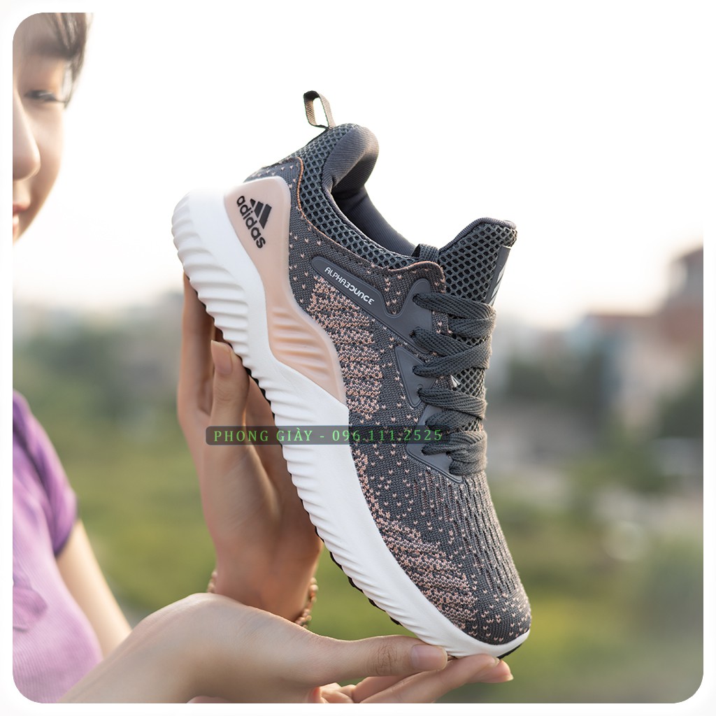 Giày Sneaker Nữ Giày Thể Thao Nữ Alphabounce Màu Tiêu Hồng