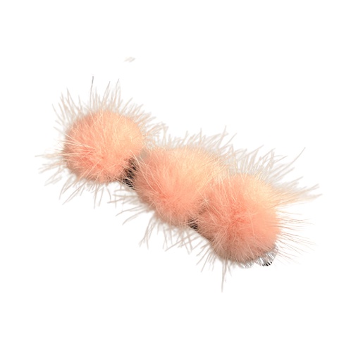 Kẹp tóc mái bông gòn tạo kiểu dễ thương phong cách Hàn Quốc cho nữ