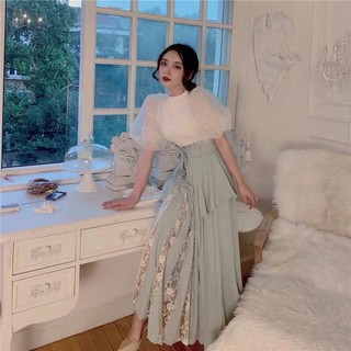 Set đầm tiểu thư quý tộc ảnh khách mặc cuối