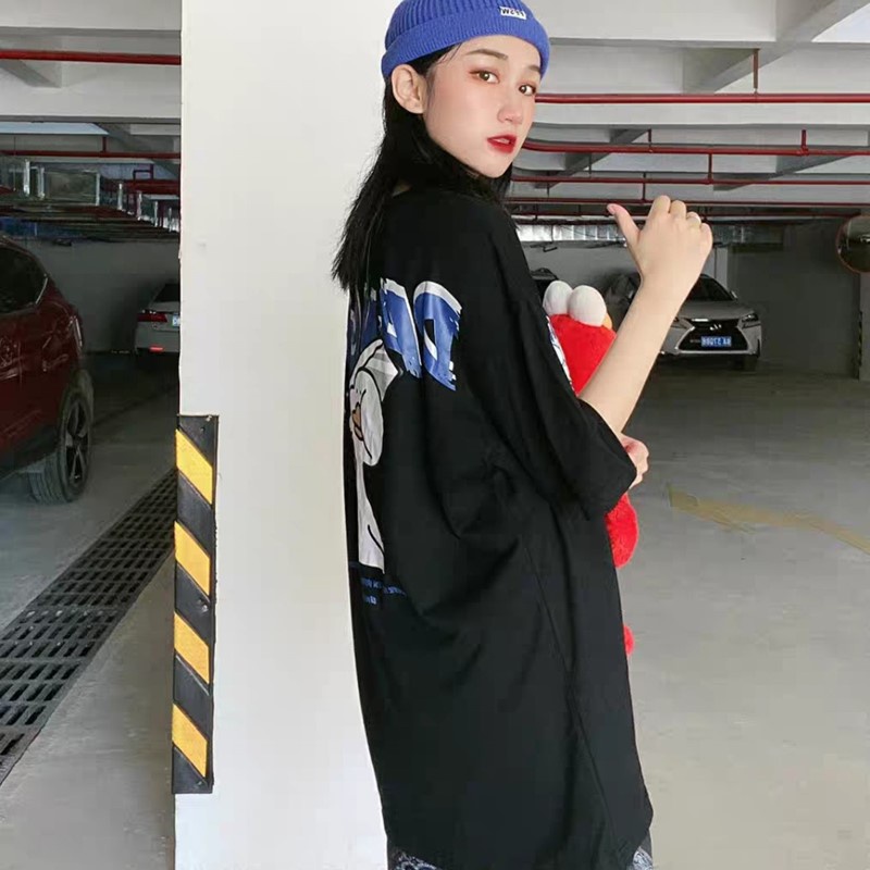 Áo thun nam tay lỡ cổ tròn form rộng streetwear phông unisex basic tee cotton teen oversize đen trắng giá rẻ  DANGER