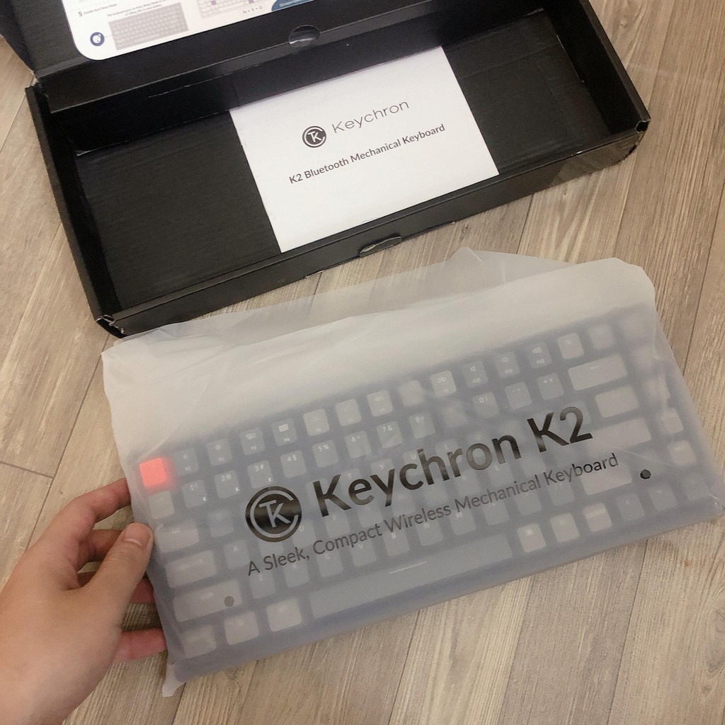 Bàn phím cơ không dây Keychrone K2 RGB thân hợp kim Metal nhôm Fullbox new 100% | BigBuy360 - bigbuy360.vn