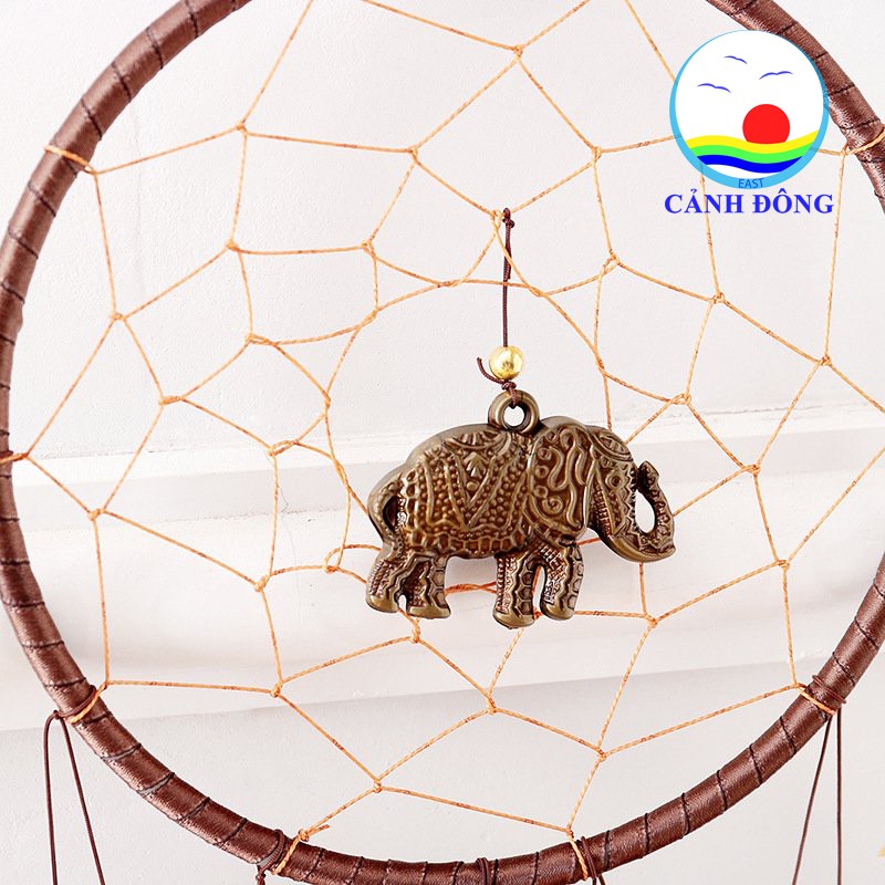 Chuông gió Dreamcatcher lưới bắt giấc mơ lông vũ mềm mại độc đáo sang trọng