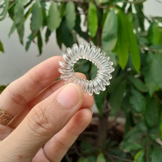 Dây cột tóc lò xo trong suốt (cở nhỏ 2cm)