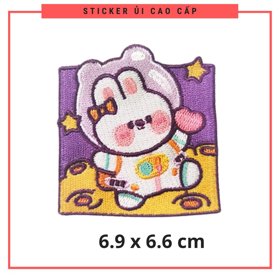 Sticker ủi quần áo cao cấp dùng làm Miếng vá quần áo, CÓ SẴN LỚP KEO ỦI dùng trang trí quần áo,BALO, giày dép