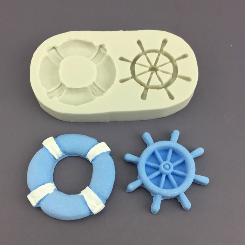 Khuôn Silicone Làm Bánh Tạo Hình Mỏ Neo Độc Đáo Tiện Dụng