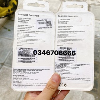 Bao da Clear View S8/S9/S9+/S10