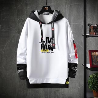 Áo hoodie phối màu phong cách thời trang dành cho nam