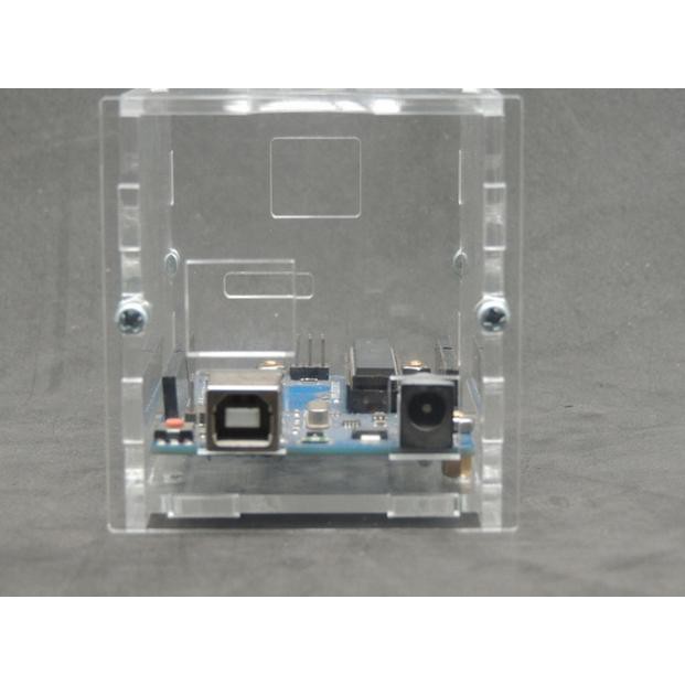 Hộp Acrylic Đựng Arduino Uno R3 + Ethernet Shield W5100 + Đầu Ra