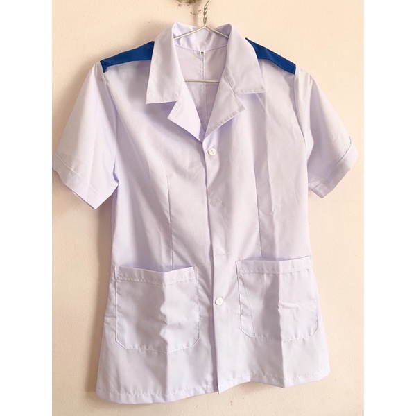 Cầu Vai Xanh gắn áo Blouse dành cho sinh viên trường y, dược, thực tập sinh