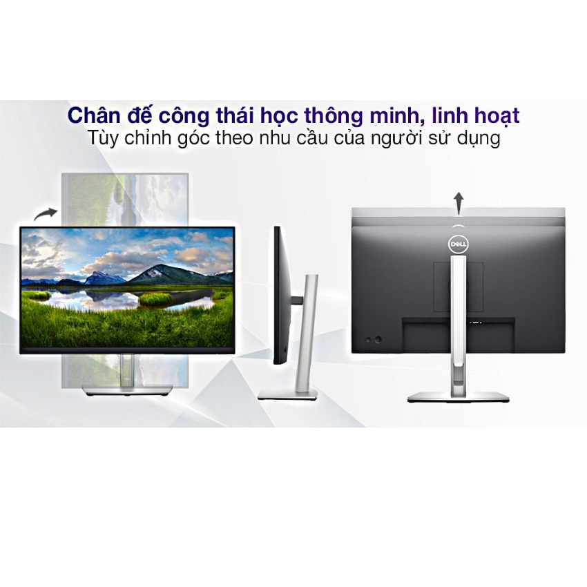 Màn hình máy tính 27 inch Dell P2722H/ FHD/ IPS/ 60Hz/ 3Yrs - Hàng chính hãng bảo hành 3 năm