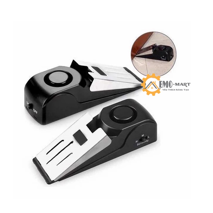 ⚡️𝗕𝗛 𝟭𝟮 𝗧𝗛𝗔́𝗡𝗚⚡️ Báo động chèn cửa ⚡️ Tùy chỉnh cường độ âm báo lên đến 120Db - Sử dụng pin 9v bền bỉ an toàn
