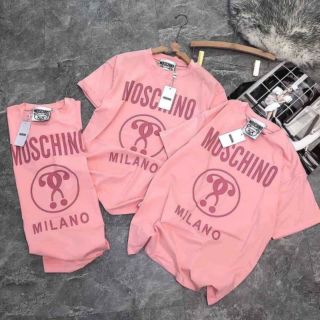 Áo phông nữ hồng moschino
