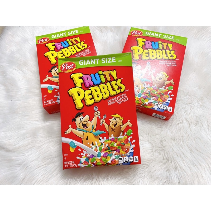 Bánh ăn sáng Post Fruity Pebbles.
