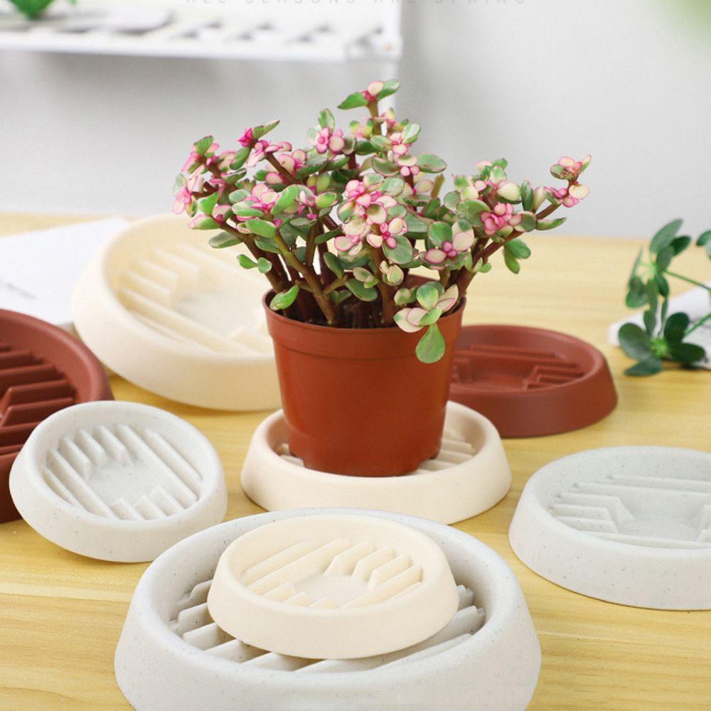 LEISURE Bộ 5 Giá Đỡ Chậu Hoa Bonsai Hình Tròn Dùng Trang Trí Nhà Cửa