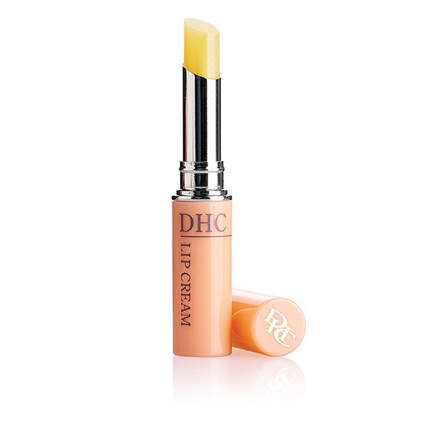 Combo Son dưỡng DHC Lip Cream 1,5g + Bông tẩy trang DHC Silky 80 miếng