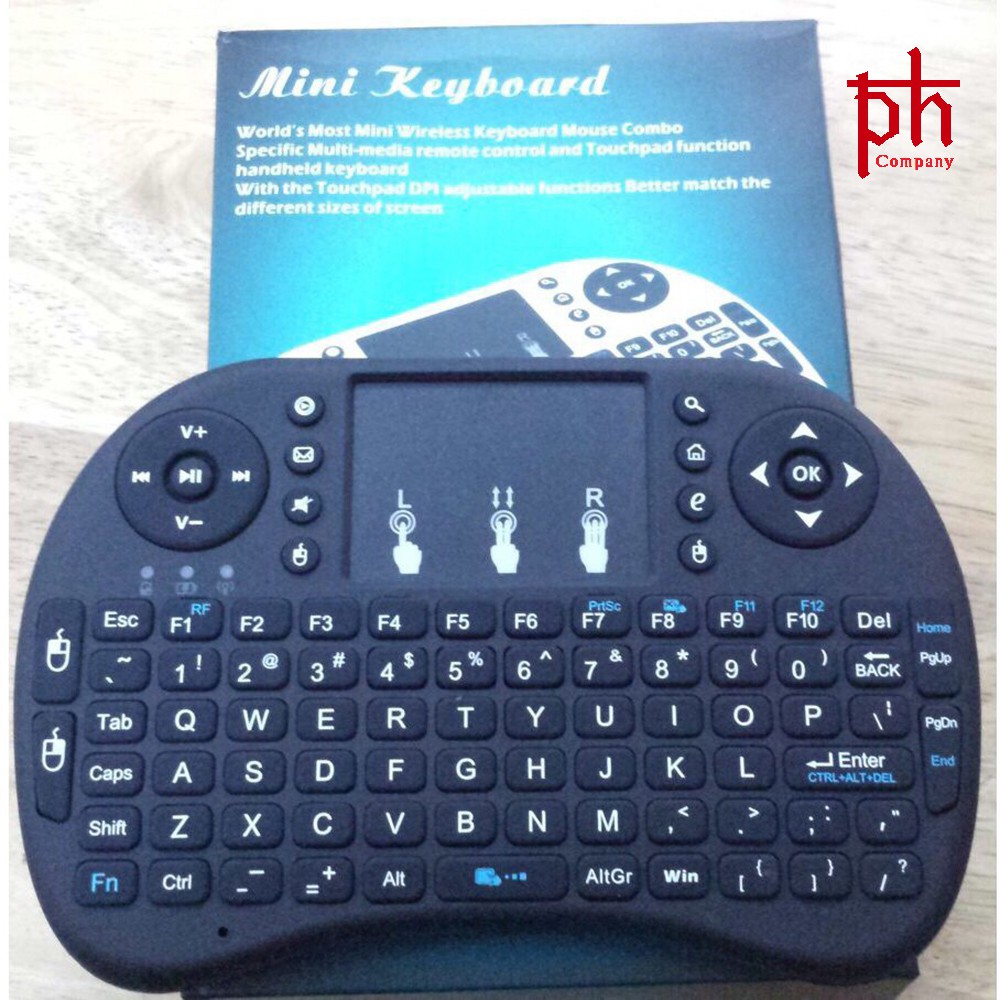 Bàn Phím Kiêm Chuột Mini Không Dây UKB-500-RF Cho Smart Tivi Và Android Box | BigBuy360 - bigbuy360.vn
