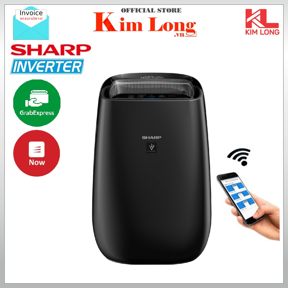 [Hỏa tốc HCM] Máy Lọc Không Khí Sharp FP-J50V-H Inverter Kết Nối Điện Thoại 40m² - Bảo hành 12 tháng chính hãng