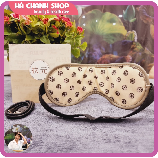 Đai Chườm Ấm Mắt Làm Nóng Bằng Điện Cao Cấp Fuyuan FY-DY10 Ủ Mắt Thư Giãn Mắt Giảm Mệt Mỏi Quầng Thâm Vết Chân Chim
