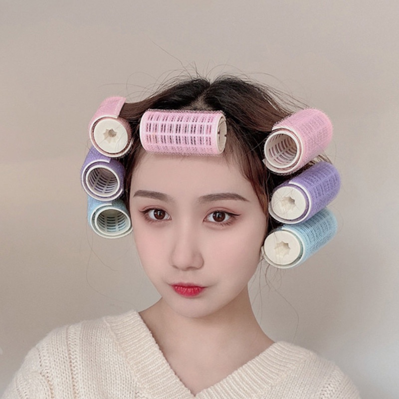 Lô uốn tóc Hàn Quốc tự dính tạo kiểu mái cúp mái bay cho nữ HAIR CURLER