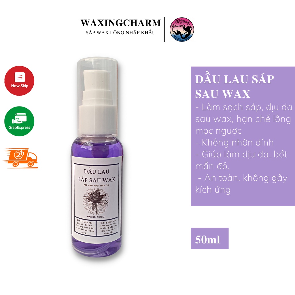 Dầu Lau Sáp Sau Tẩy Lông Triệt Lông Nhập Khẩu Úc Jax Wax Dành Cho Nách, Body, Bikini