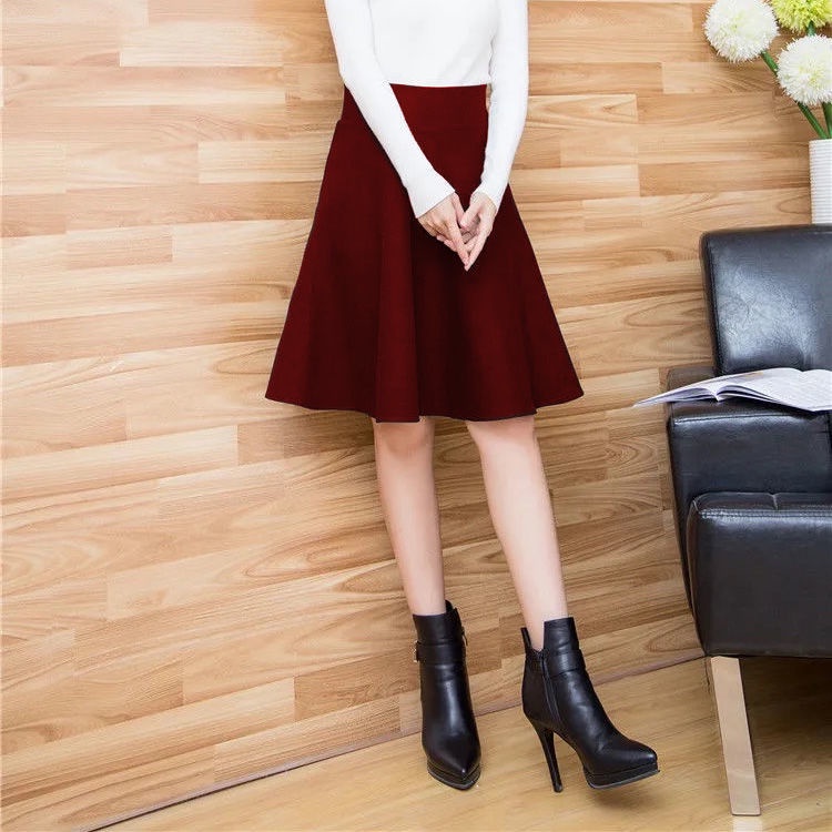 Quần Bảo Hộ Lưng Cao Dáng Chữ a Phối Túi + Áo Khoác Dáng Ôm Phong Cách Hàn Quốc Dễ Phối Đồ