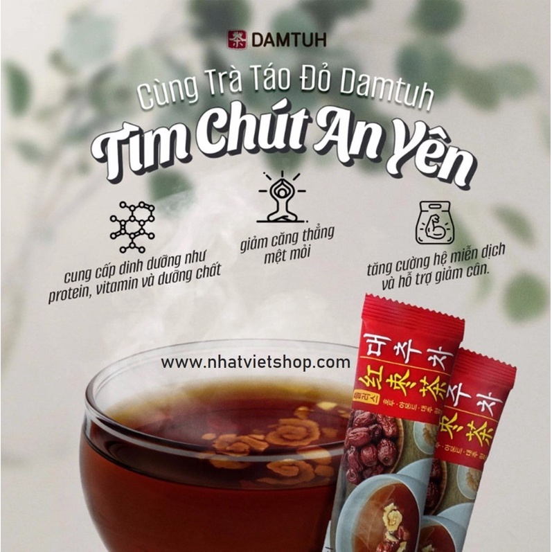 Trà Táo Đỏ Damtuh Hàn Quốc 225g