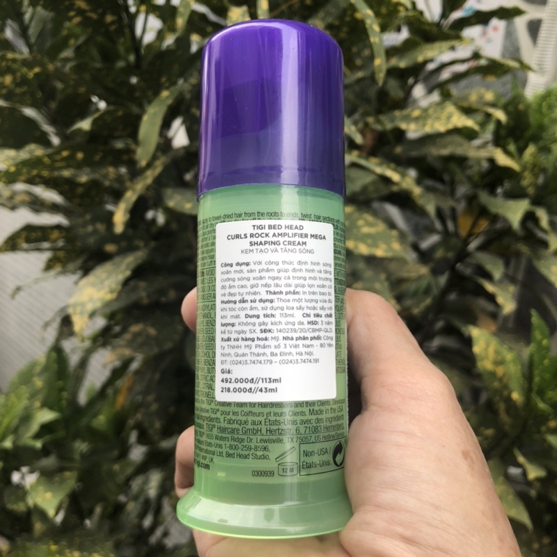 Kem định hình và tách sóng Curls Rock - Amplifier Tigi Catwalk 43ml