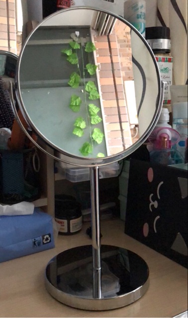 Gương soi trang điểm để bàn cao cấp 2 mặt