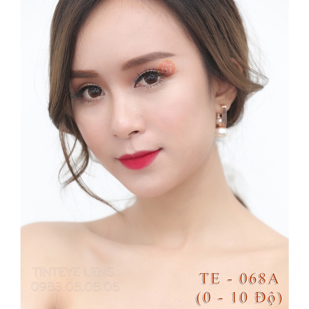 4 mẫu kính áp tròng nâu tự nhiên hot nhất 2022 Tinteye Lens 0 - 10 độ FLASHSALE