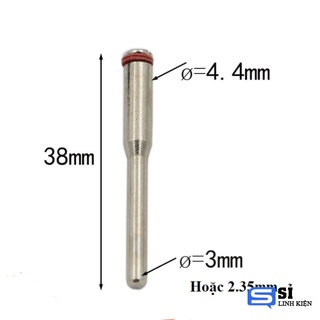 Trục gắn đĩa cắt sắt, căt gỗ trục 2.35mm hoặc 3mm hay cán lắp lưỡi cưa đĩa cắt