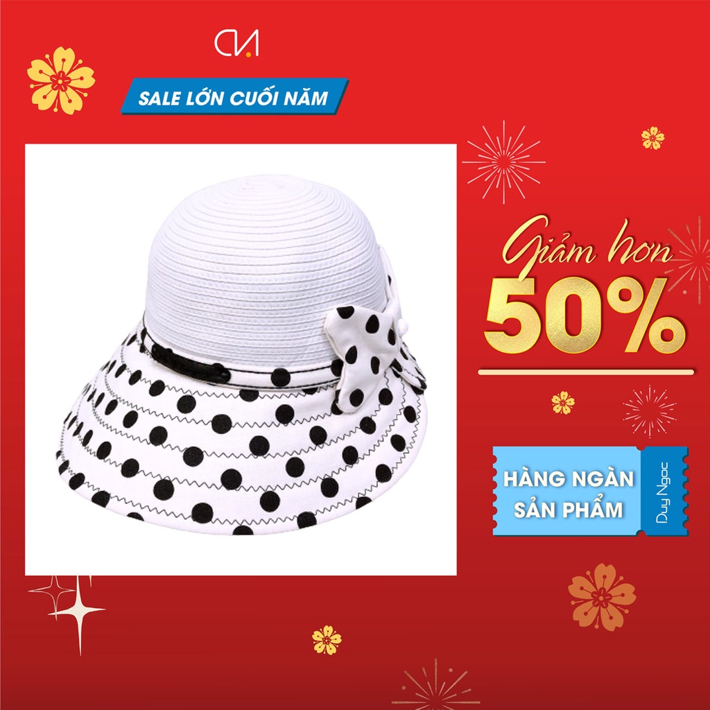 Nón Vành Nữ Vành khuyết bi Cao Cấp Duy Ngọc (0910)