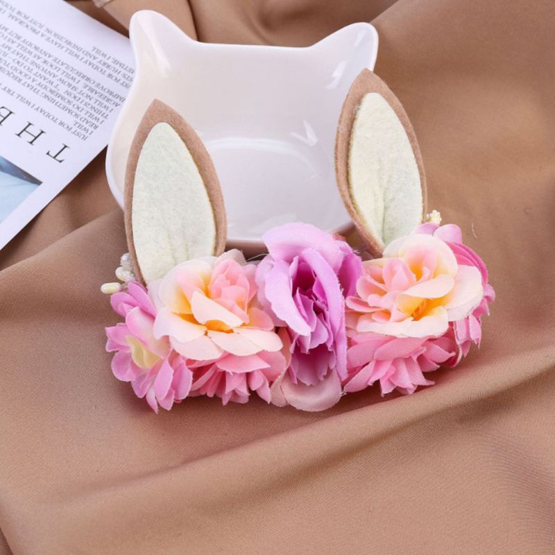 Băng Đô Sừng Hươu Bằng Nylon Dễ Thương Cho Bé Sơ Sinh