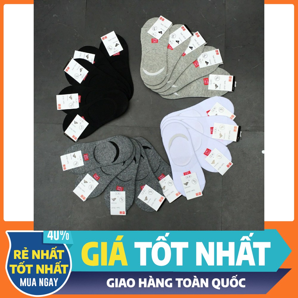 Combo 10 đôi tất ngắn cổ/ tất hài nam nữ free size xuất nhật